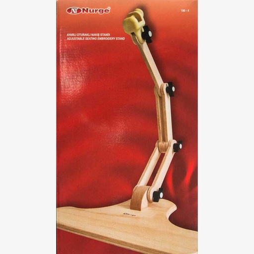 [nurgeadjustableseatingembroiderystand] Nurge Adjustable 3 Hinged Seating Embroidery Stand