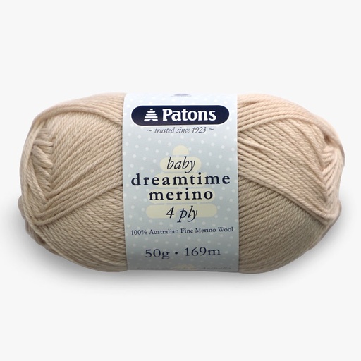 [patonsdreamtimemerino4ply2949] Patons Baby Dreamtime Merino 4 Ply Wool 2949 Natural