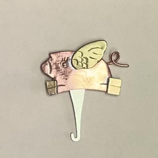 [puffin--co-magnetic-needle-threader-flying-pig] Puffin & Co Magnetic Needle Threader Flying Pig