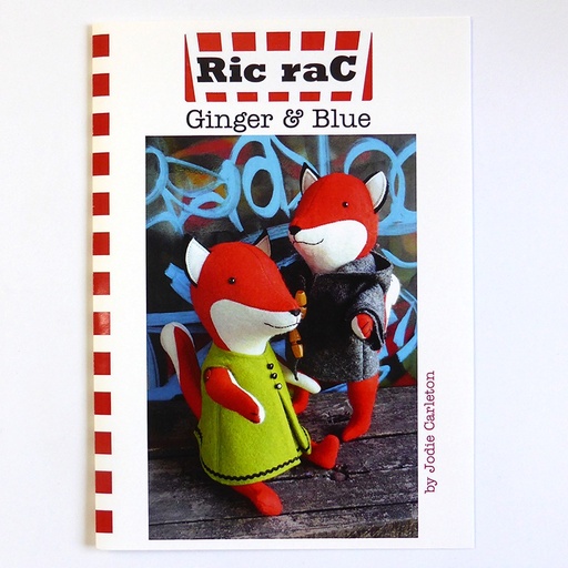 [ricracgingerandblue] Ric RaC Ginger and Blue Pattern