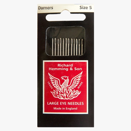[richard-hemming-long-darners-5] Richard Hemming Darners Needles Long Size 5