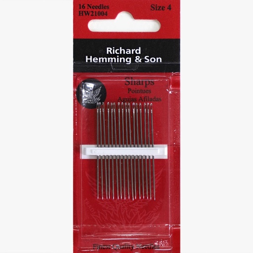 [richard-hemming-sharps-needles-size-4] Richard Hemming Sharps Needles Size 4