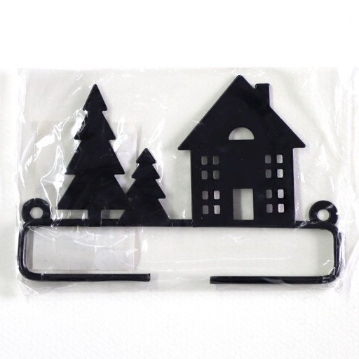 [HousewithTreeHanger] Rico House with Tree Hanger Black 11cm