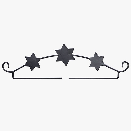 [rico-star-hanger---black-21cm] Rico Star Hanger - Black 21cm