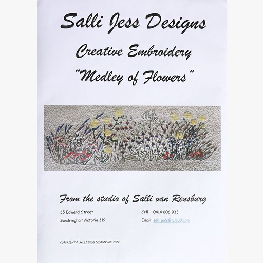 [salli-jess--designs---medley-of-flowers] Salli Jess  Designs Medley of Flowers