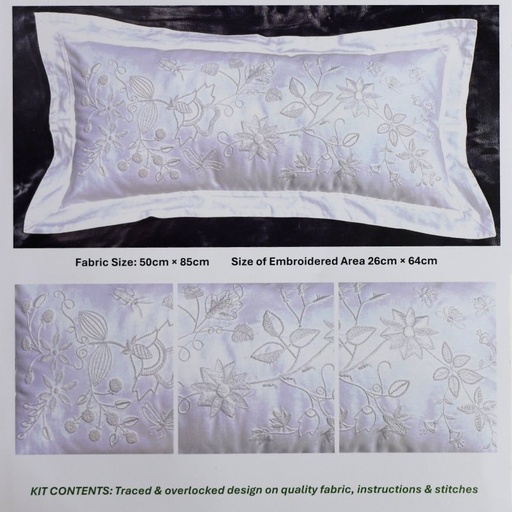 [salli-jess-designs-mountmellick-cushion-50-x-85cm] Salli Jess Designs Mountmellick Cushion 50 x 85cm