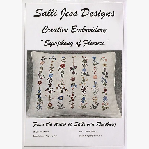[salli-jess-designs-symphony-of-flowers] Salli Jess Designs Symphony of Flowers
