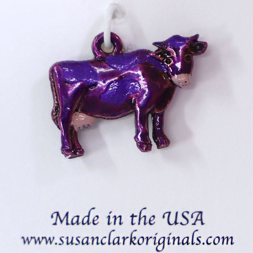 [SusanClarkeCharm1425PurpleCow] Susan Clarke Charm 1425 Purple Cow