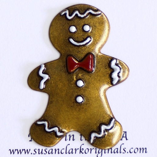 [susanclarkegingerbreadmanbe165] Susan Clarke Charm 165 Gingerbread Boy