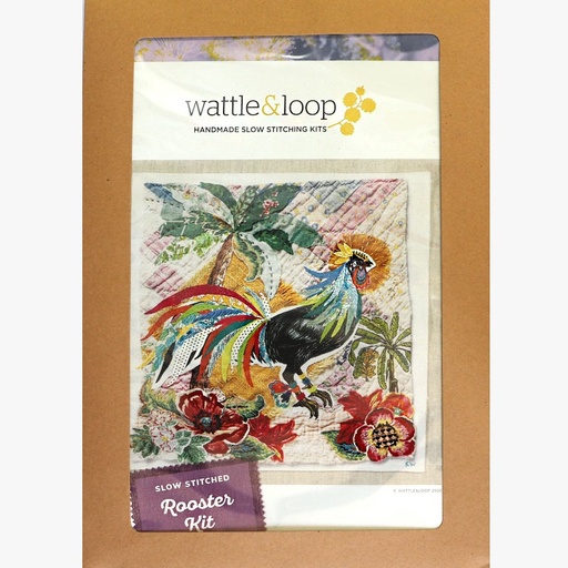 [wattleloopslowstitchedroosterkit] Wattle & Loop Slow Stitched Rooster Kit