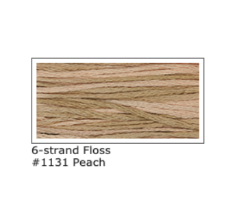 [WeeksDyeWorksFloss1131] Weeks Dye Works Stranded Floss 1131 Peach