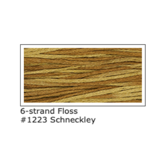 [weeksdyeworksfloss1223schneckley] Weeks Dye Works Stranded Floss 1223 Schneckley