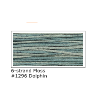 [weeksdyeworkscottonflossdolphinwdw1296] Weeks Dye Works Stranded Floss 1296 Dolphin