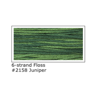 [weeksdyeworksfloss2158juniper] Weeks Dye Works Stranded Floss 2158 Juniper