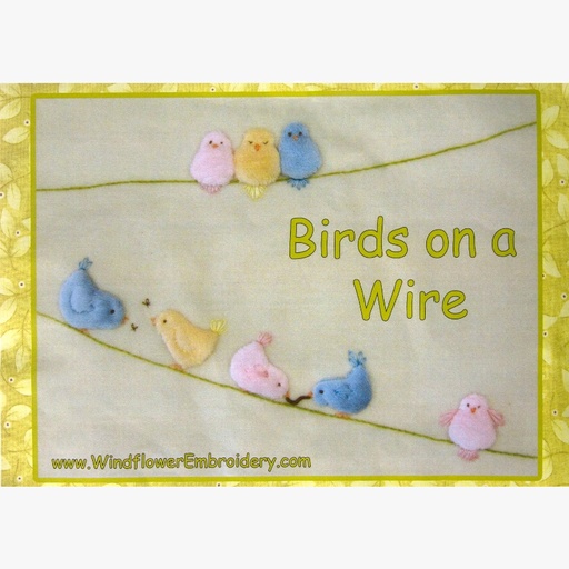 [WindflowerBirdsonaWirePatternPack] Windflower Birds on a Wire Pattern Pack