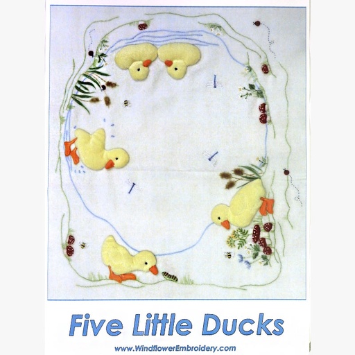 [WindflowerEmbroideryFiveLittleDucks] Windflower Embroidery Five Little Ducks